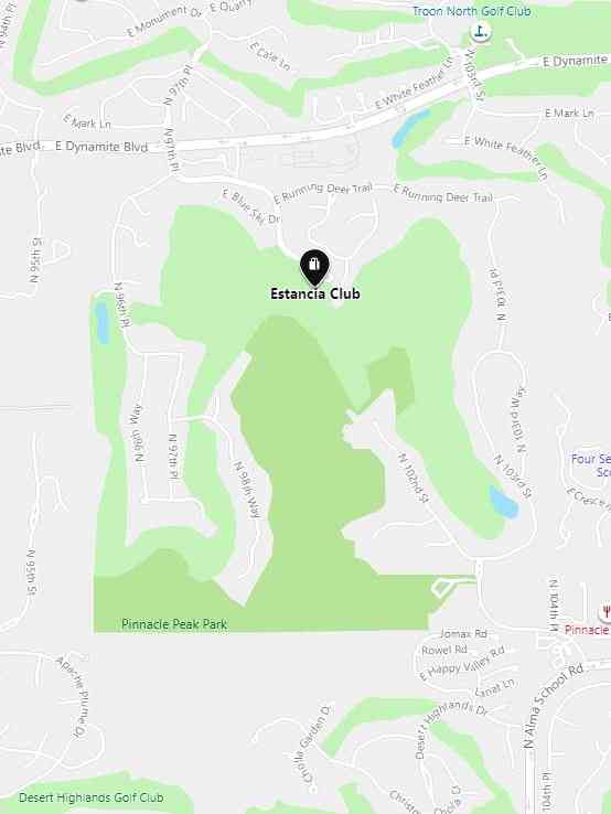 Map of Estancia Community