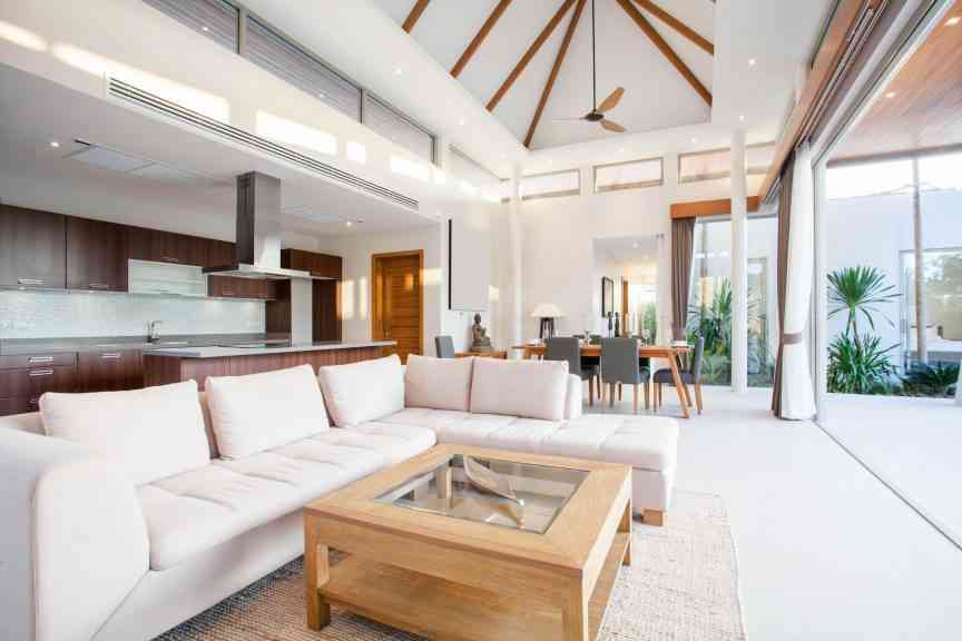 Picture of modern interior with white accents